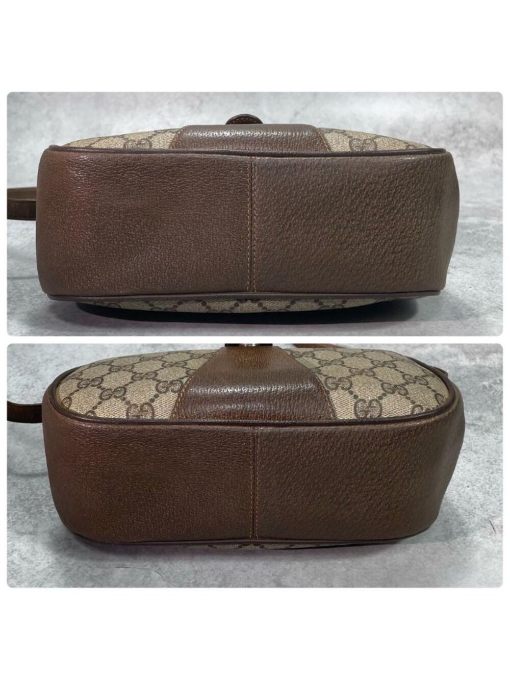 Gucci GG Sherry Line Shoulder Bag Brown Logo - Picture 8 of 10